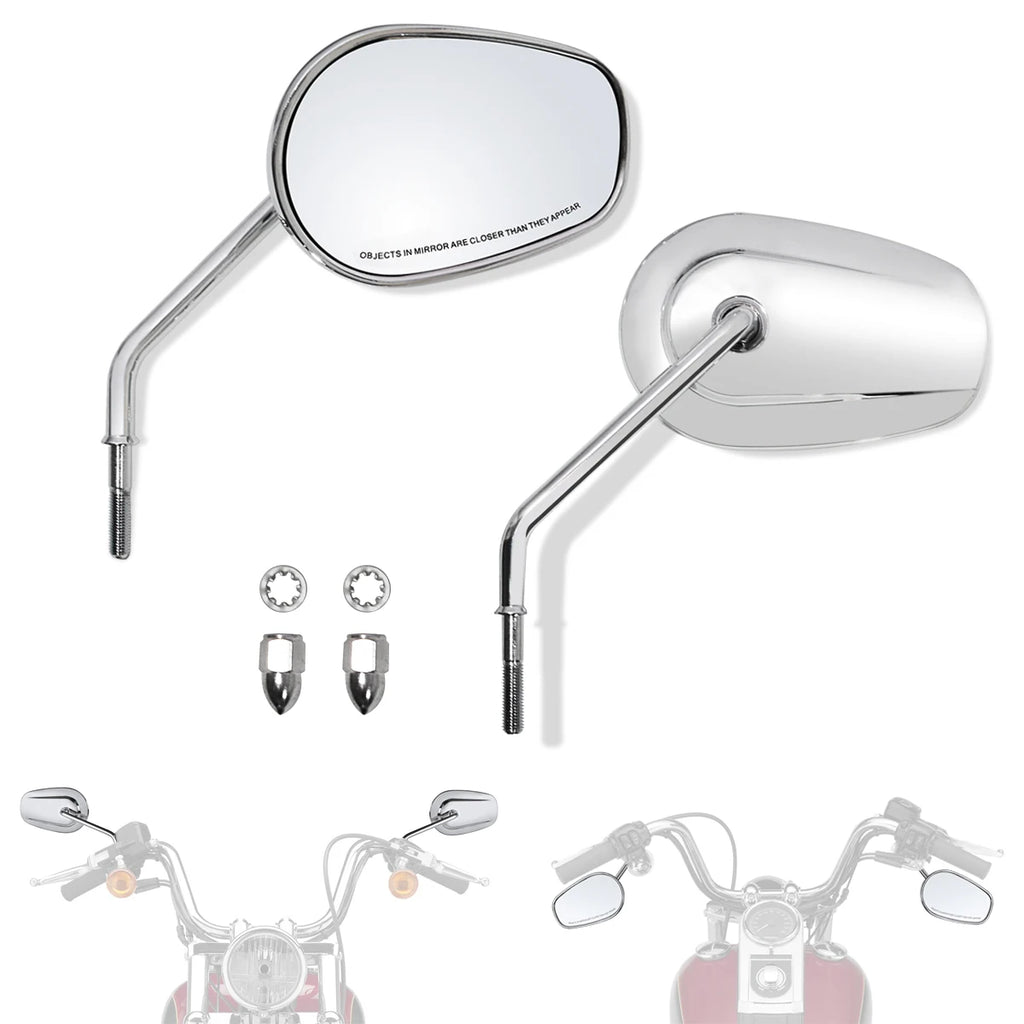 Rear View Mirrors For Harley 1982-2025 Touring Road Glide Electra Glide Road King Street Glide Sportster Dyna Softail Motorcycle