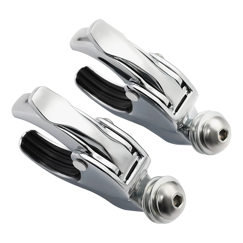49mm Detachable Windshield Clamp For Harley Dyna Fat Bob Low Rider FXD Wide Glide XL1200X VRSCA VRSCB VRSCX FXBB FXBRS FXLR