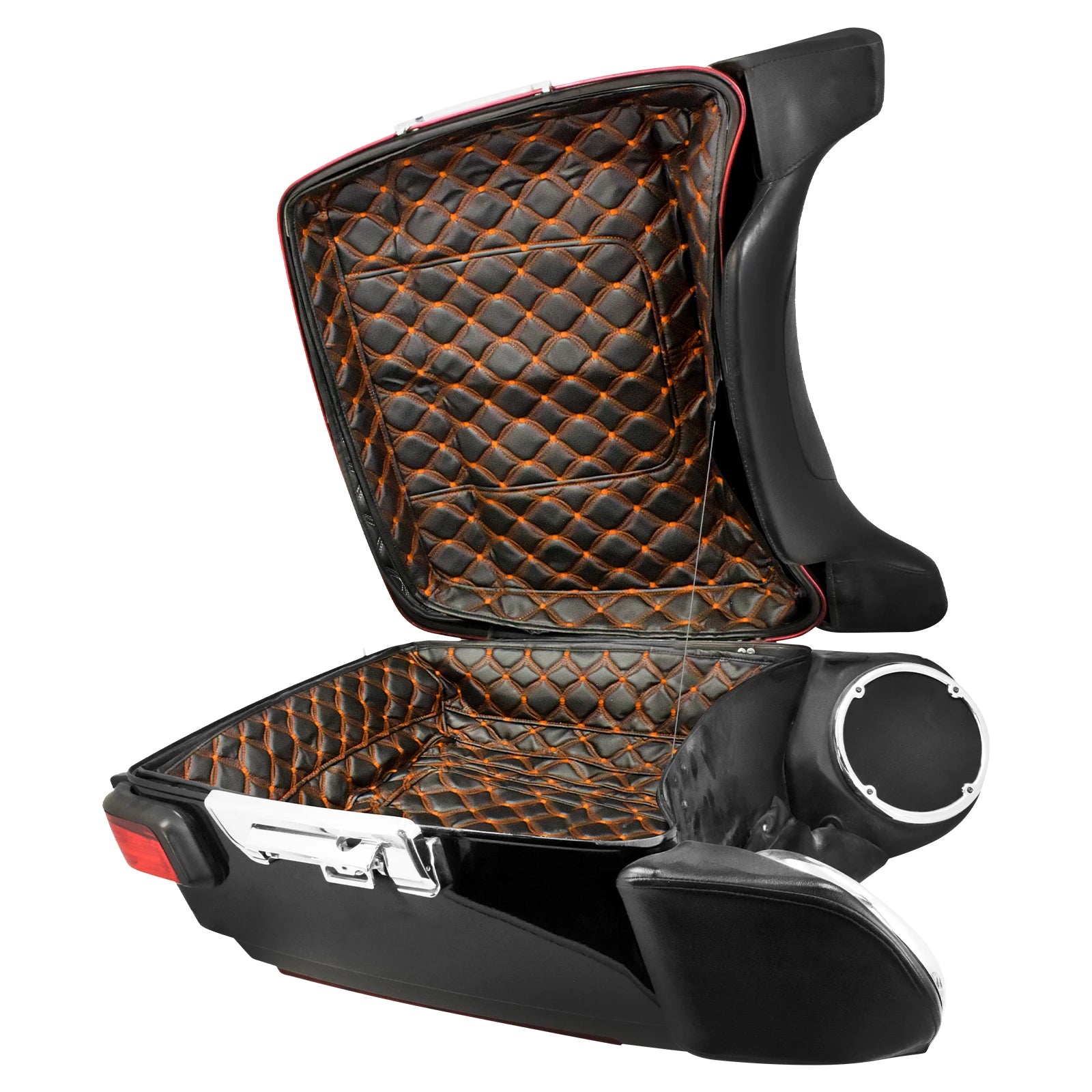 Motorcycle Tour Pak Trunk Carpet Inner Bag Liner Luggage Leather Bags Pad For Harley Touring Road Electra Glide FLHR FLHT 14-23