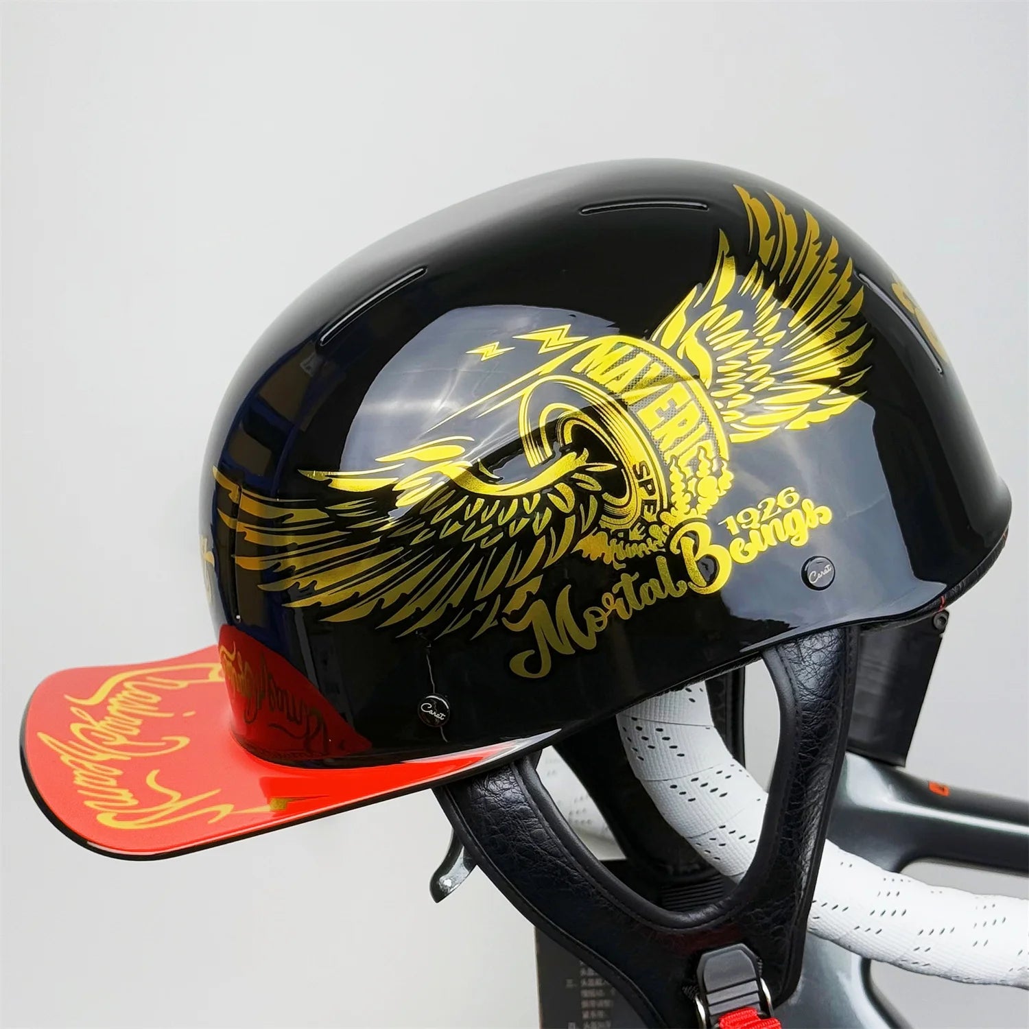 Motorcycle Half Helmet Baseball Cap Half Face Helmet Anti-UV Safety Hard Hat Helmet Motorcycle for Mens
