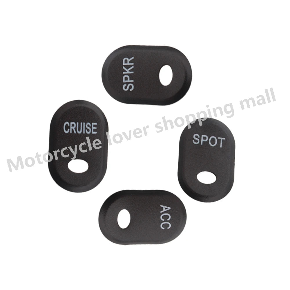 Motorcycle Brushed Panel Hand Control Switch Cover Button Cap For Harley Davidson Road Glide Electra Glide FLHT FLTR FLHX FLHTC