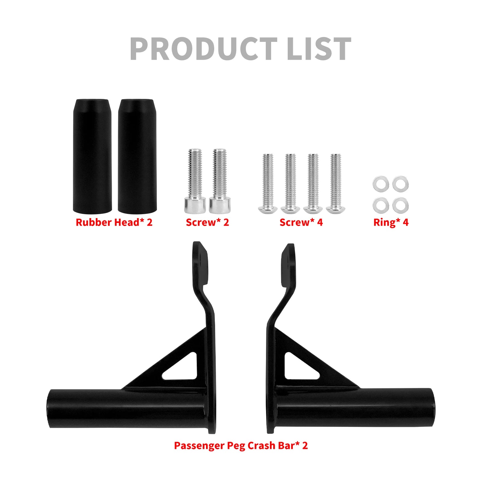 Motorcycle Rear Crash Bar Highway Falling Protection Frame Slider For Harley Softail Breakout Fat Boy Low Rider FXBB FLSTC 18-24