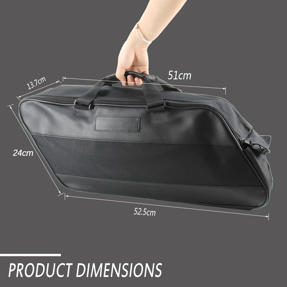 Motorcycle Saddle Bag Luggage Rack Liner Saddlebag For Harley Touring Road King Electra Street Glide Ultra Tour FLTR FLHX 93-18