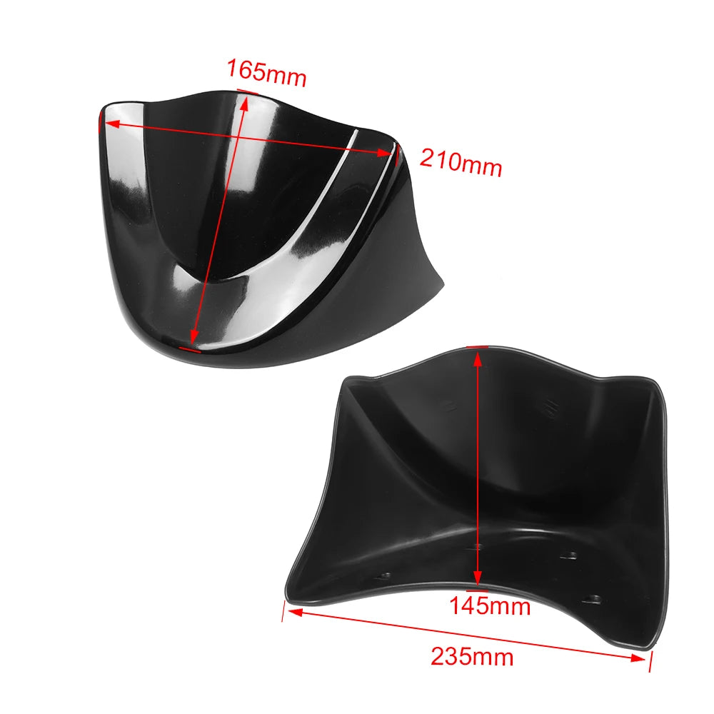 Motorcycle Front Chin Spoiler Lower Air Dam Fairing Cover For Harley Dyna Fat Bob Wide Glide FXD 2006-2017