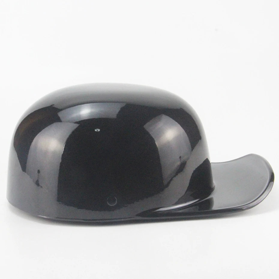 New Baseball Cap Helmet Motorcycle Vintage Retro Helmets Biker Hip-Hop Open Face Scooter Cruiser Chopper Gangster DS Men Women