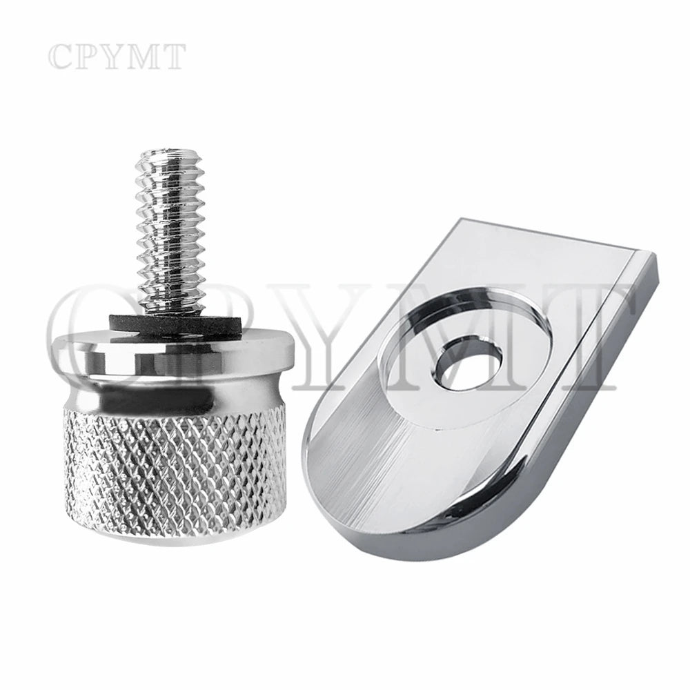 Motorcycle Rear Fender Seat  Aluminum Bolt Screw Nut Tab Cover fit For Harley XL Dyna Softail Touring Motorbikes 1996-2019