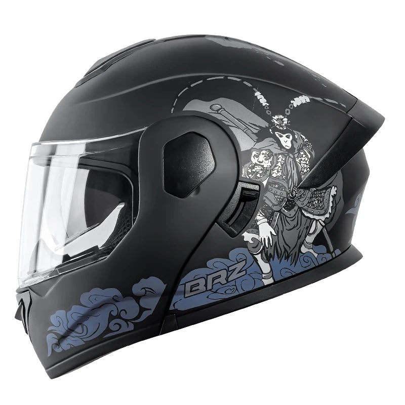 Motorcycle Motorcycle Helmet, Open-Face Helmet, Four-Season Helmet for Men and Women, with Cccdot