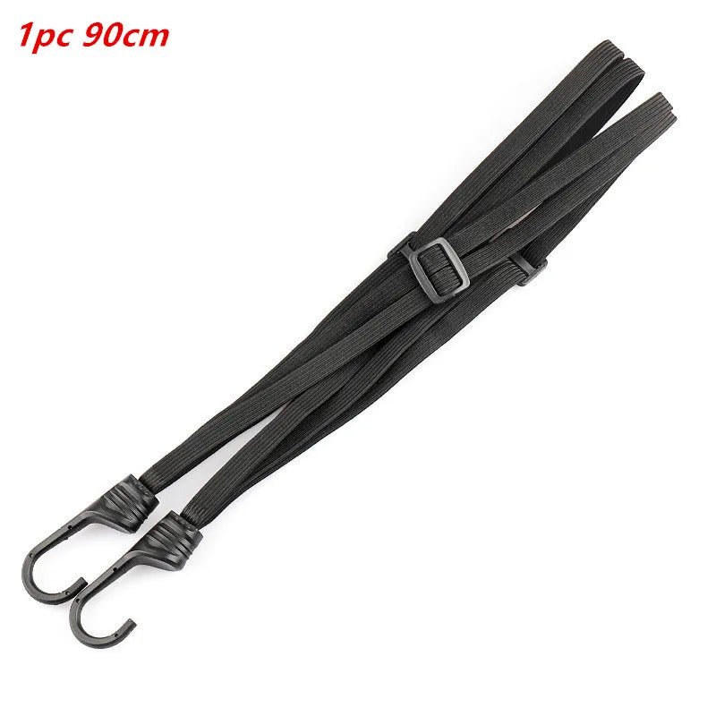 Motorcycle Luggage Strap Helmet Fixed High Elasticity Straps Retractable Elastic Buckle Rope Motorbike Durable Bike Helmet Net