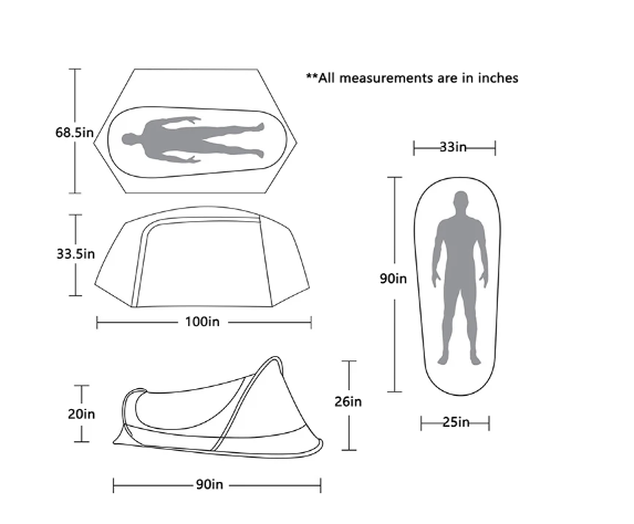Solo Trekking Tactical Tent-2