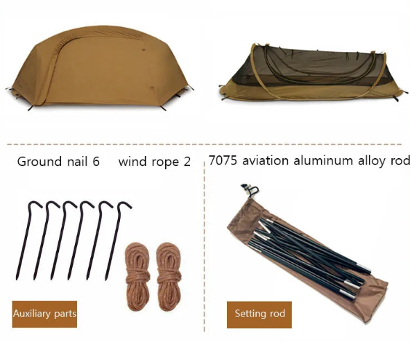 Solo Trekking Tactical Tent-1