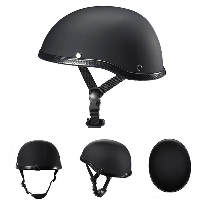 Motorcycle Helmet MTB Bike Unisex Cycling Safety Protector Half Face Type Retro Vintage Ultralight Fashion Motorbike Accessories