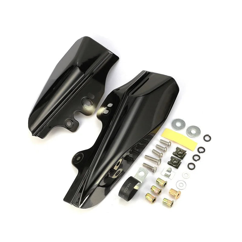 Motorcycle Mid-Frame Air Deflector Heat Shield Black for Harley Street Touring Electra 2001 2002 2003 2004 2005 2006 2007 2008