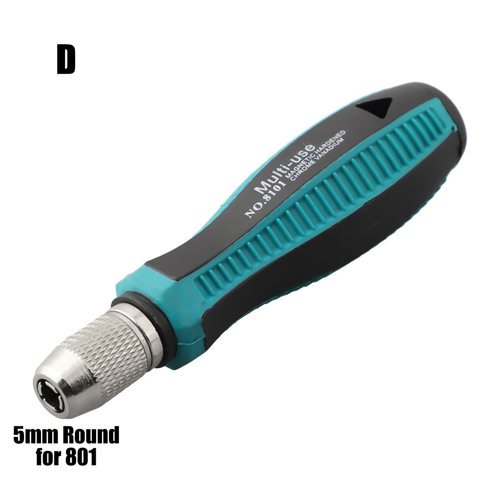 6.35mm 4mm Hex 5mm Round Self-Locking Adapter Screwdriver Handle Magnetic Screw Driver Bits Holder Wrench Tools