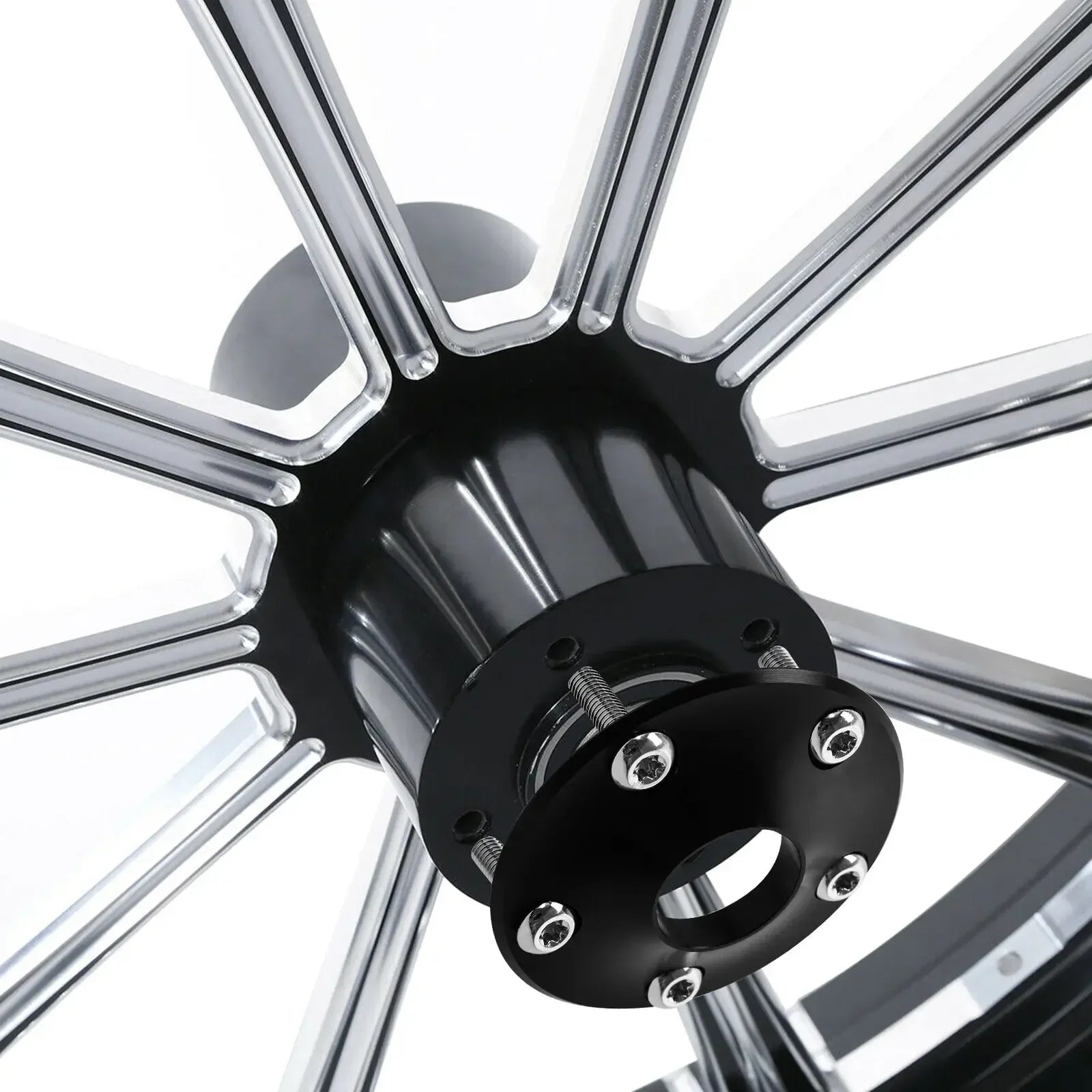 For Harley Touring Street Road Glide non ABS 2008-2021 Motorcycle Dual Disc Front Wheel Hub Cap Cover Motorbike