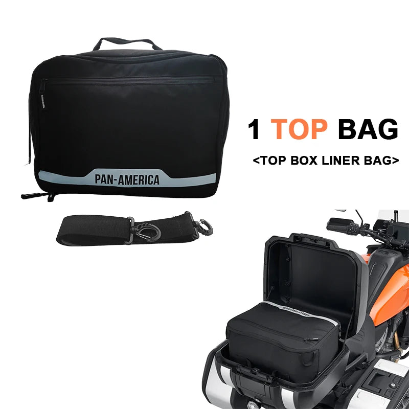 for Pan America Motorcycle Top Liner Bag for Harley PA1250 PA1250 S RA1250 2021-2022 Saddle Luggage Inner Waterproof Accessories