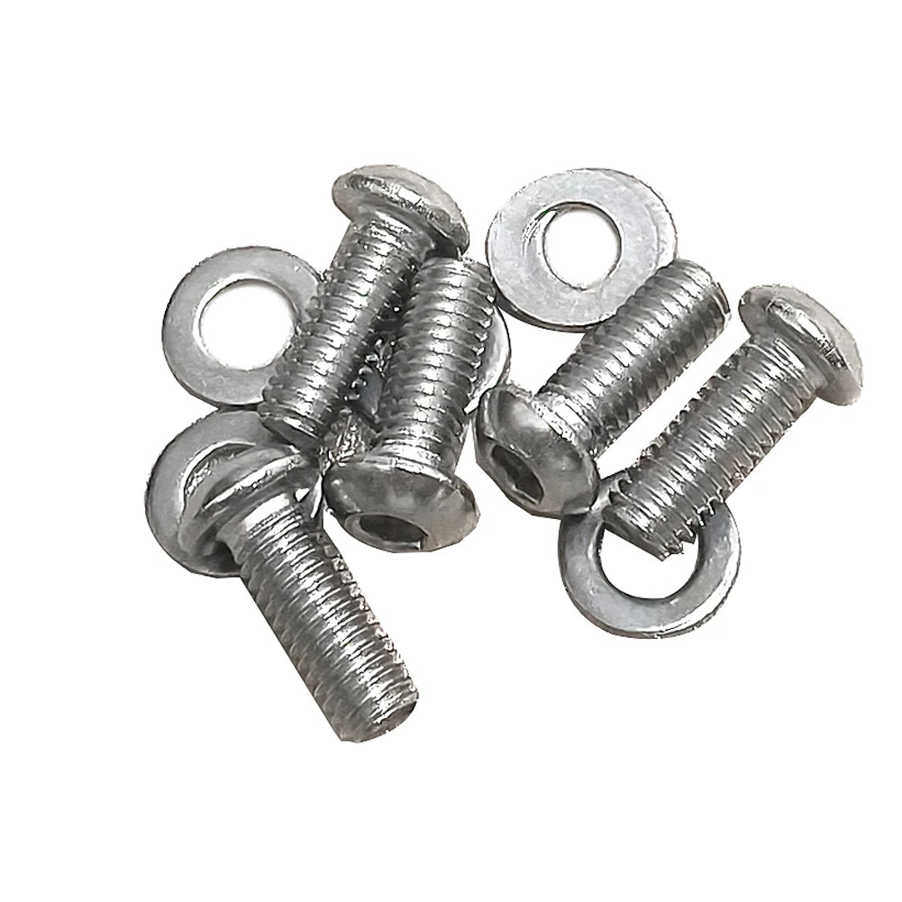 5 PCS For 1999-2017 Harley Dyna Primary Point Ultra Limited fit 1/4"-20 Thread Engine Derby Cover Guard Hardware Bolt Screw Kit
