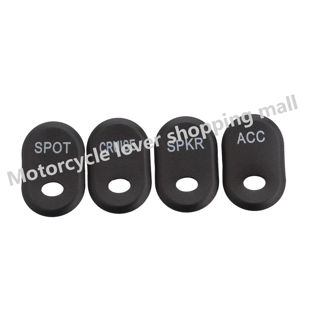 Motorcycle Brushed Panel Hand Control Switch Cover Button Cap For Harley Davidson Road Glide Electra Glide FLHT FLTR FLHX FLHTC