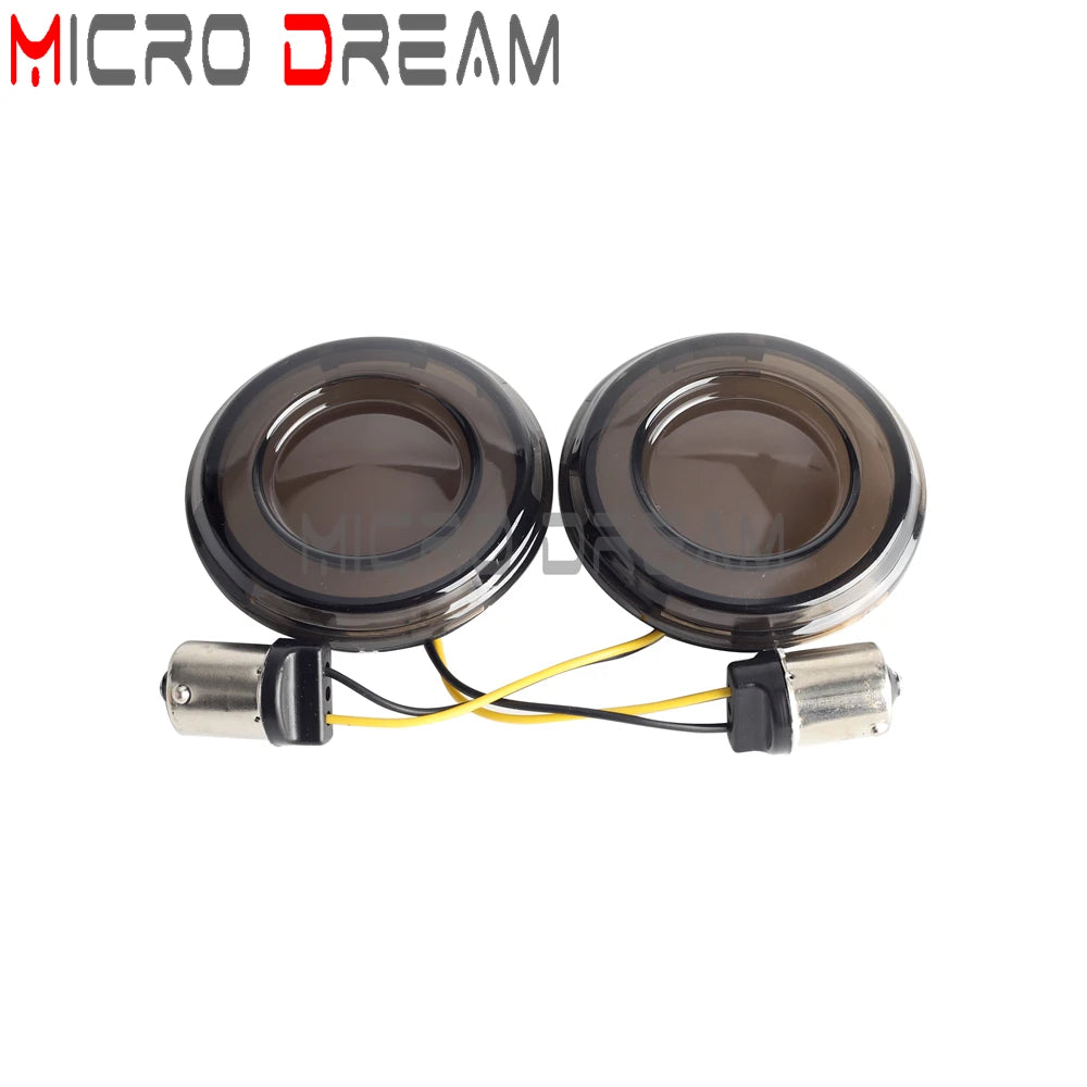 LED Turn Signal Amber Light Bullet Style 1156 1157 Brake Indicator For Harley Dyna Touring Street Glide Road King Sportster