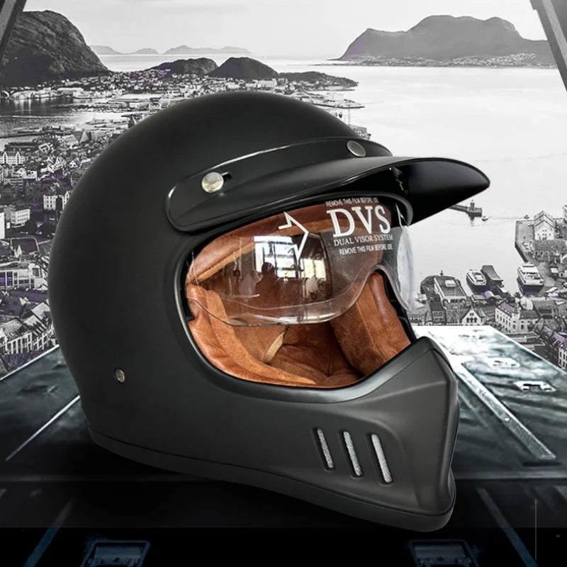Motorcycle Helmet Full Face casco moto Helmet Vintage Chopper Retro Helmet capacete de motocicleta