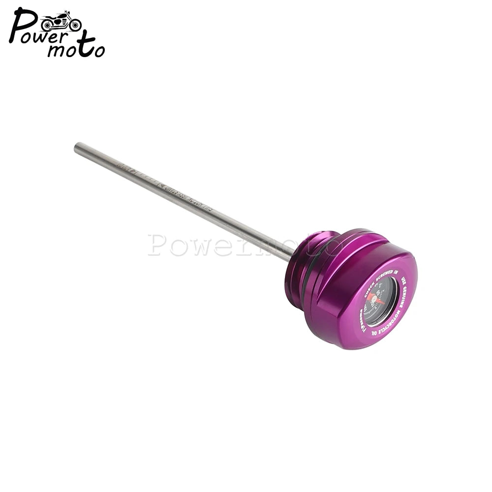 Motorcycle Oil Dipstick For Harley Touring Engine Oil Thermometer Gauge Road Glide FLTRX ST CVO FLTRXSTSE 2024 FLTRXSE 2023-2024