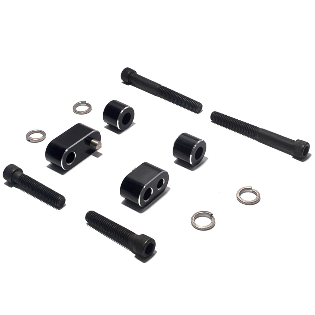Motor Driver Floorboard Extenders Relocation for Harley Touring FL Road King Electra Road Tri Glide Black Floorboards Spreader