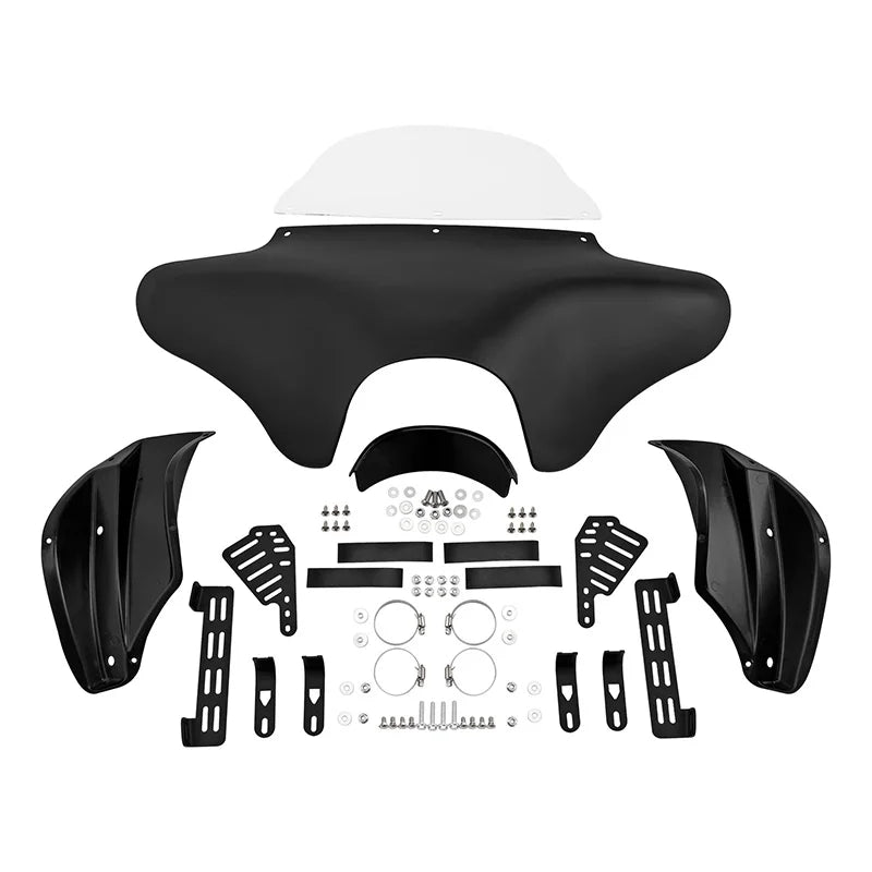 Batwing Fairing Windshield Hardware Kits For Harley Heritage Softail Fat Boy Dyna Touring Road King V Star XVS1100A XVS650A