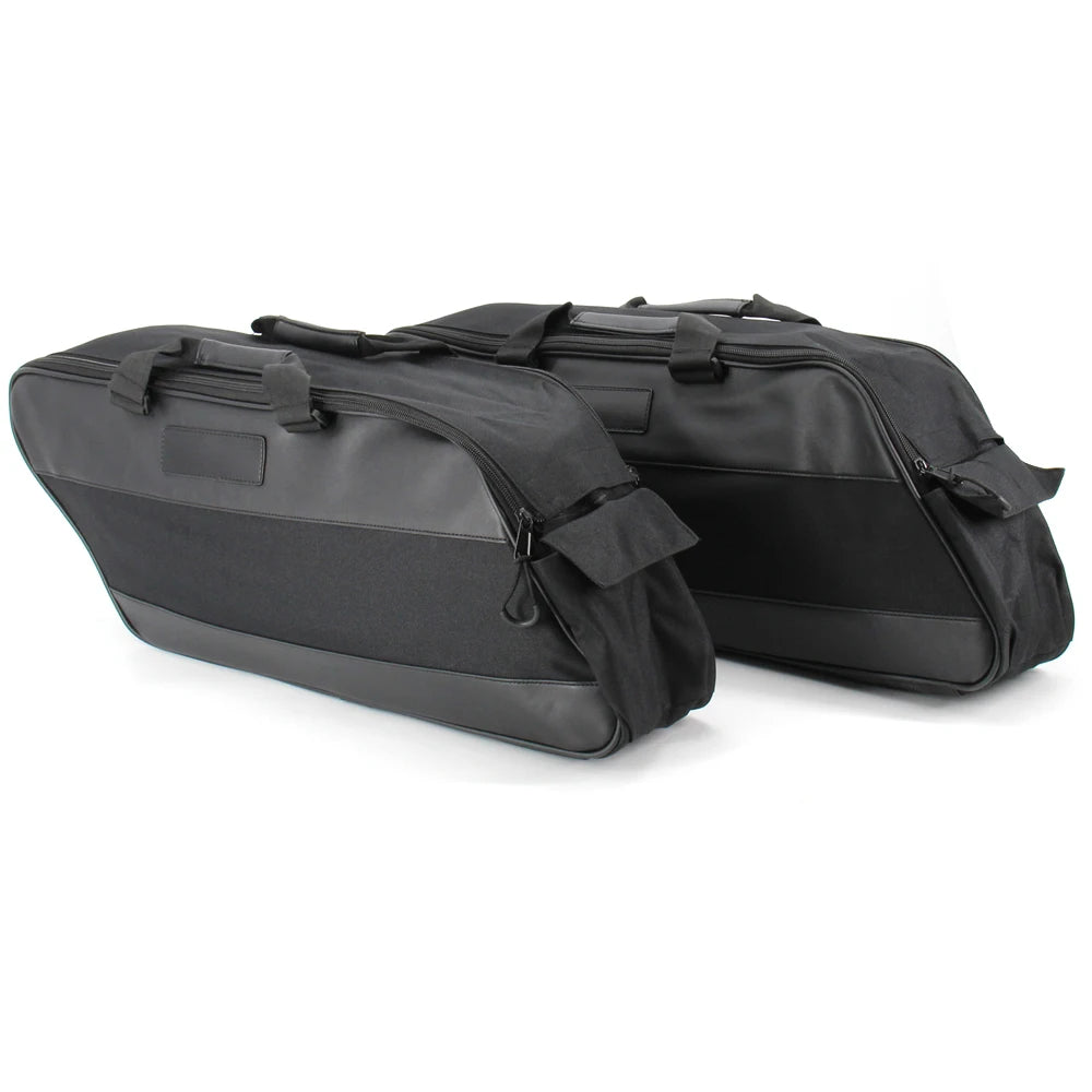 Motorcycle Saddle Bag Luggage Rack Liner Saddlebag For Harley Touring Road King Electra Street Glide Ultra Tour FLTR FLHX 93-18