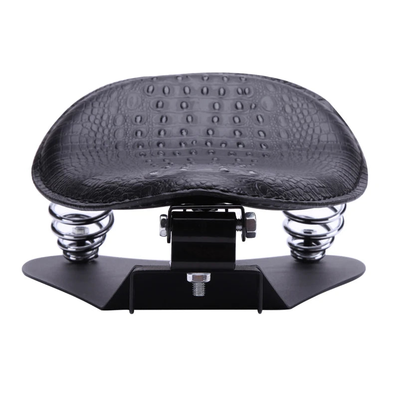 Motorcycle Retro Brown/Black Alligator Pattern Solo Seat  For Honda Shadow 700 Magna For Harley Sportster Bobber Chopper Rocker