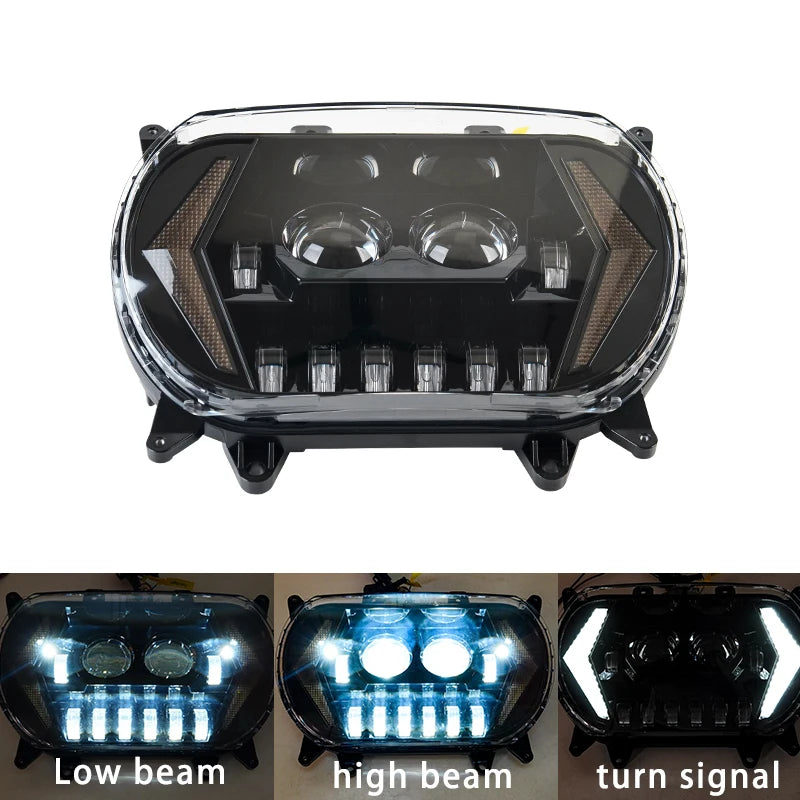 Road Glide LED Headlight  with High/Low Beam  with Turn Signals & DRL  For Harley Davidson  Road Glide 2015-2023 Headlight