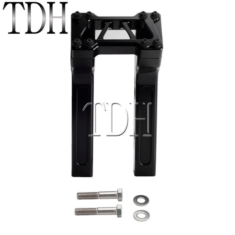 28mm Handlebar T-bar Bars 4"-14" Riser for Harley Sportster 1200 883 Softail Cafe Racer Street Bob FXBB Custom Chopper Bobber