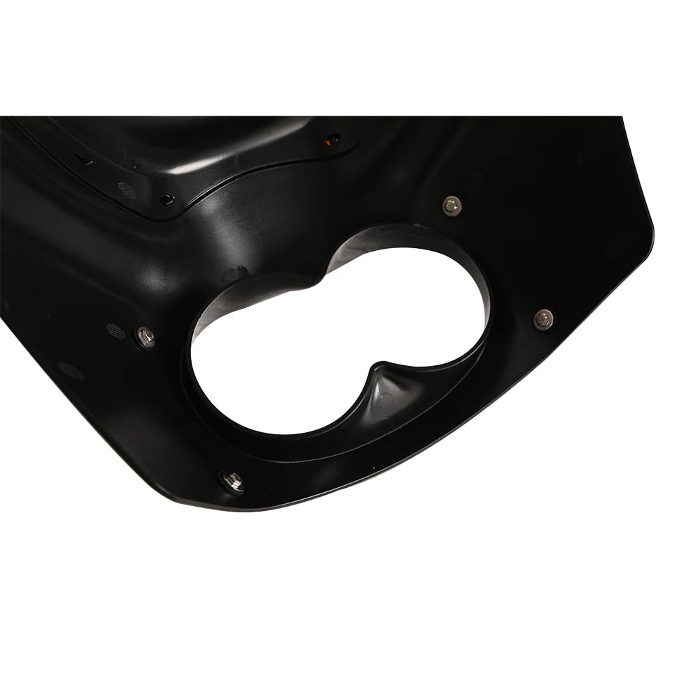 11 inch Smoke PC Windshield Windscreen&Club Style Fairing with Bracket for Harley Davidson Dyna Fat Bob FXDF 2008-2017