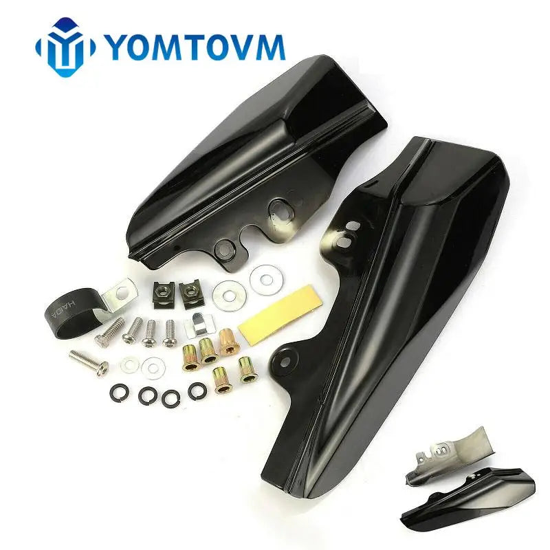 Motorcycle Mid-Frame Air Deflector Heat Shield Black for Harley Street Touring Electra 2001 2002 2003 2004 2005 2006 2007 2008