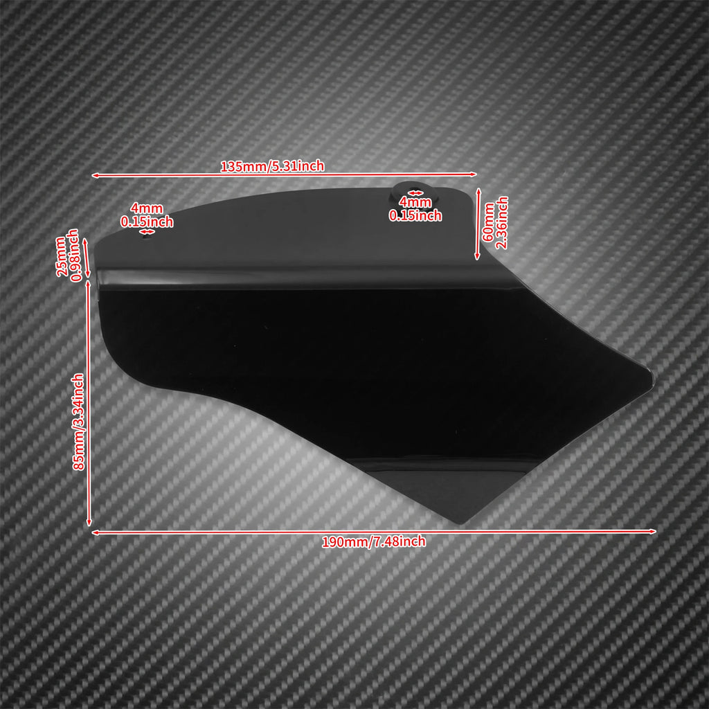 Motorcycle Air Heat Deflector Shield Reflective Saddle Heat Shield For Harley Softail Slim FLS Fatboy FLSTF FLSTN FLBRS 2000-17