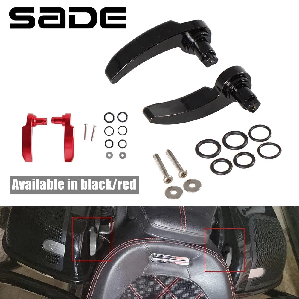 Motorcycle Saddle Bag Lifter Saddlebag Latch Kit For Harley Davidson Touring Street Glide Electra Glide Road King 2014-2024