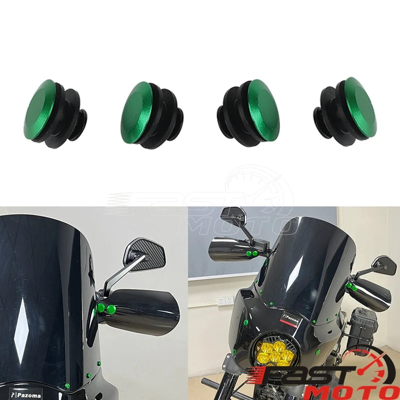 Motorcycle Club Style Fairing T25 Bolts Screws For Harley Softail Low Rider ST For Road Warrior Hand Guards Bolt Bushing Inserts