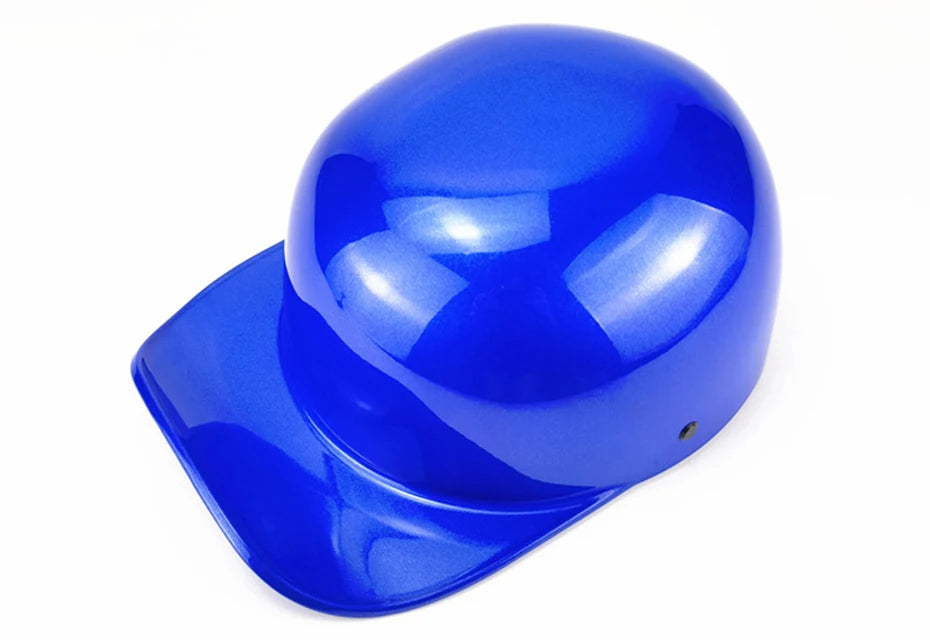 New Baseball Cap Helmet Motorcycle Vintage Retro Helmets Biker Hip-Hop Open Face Scooter Cruiser Chopper Gangster DS Men Women