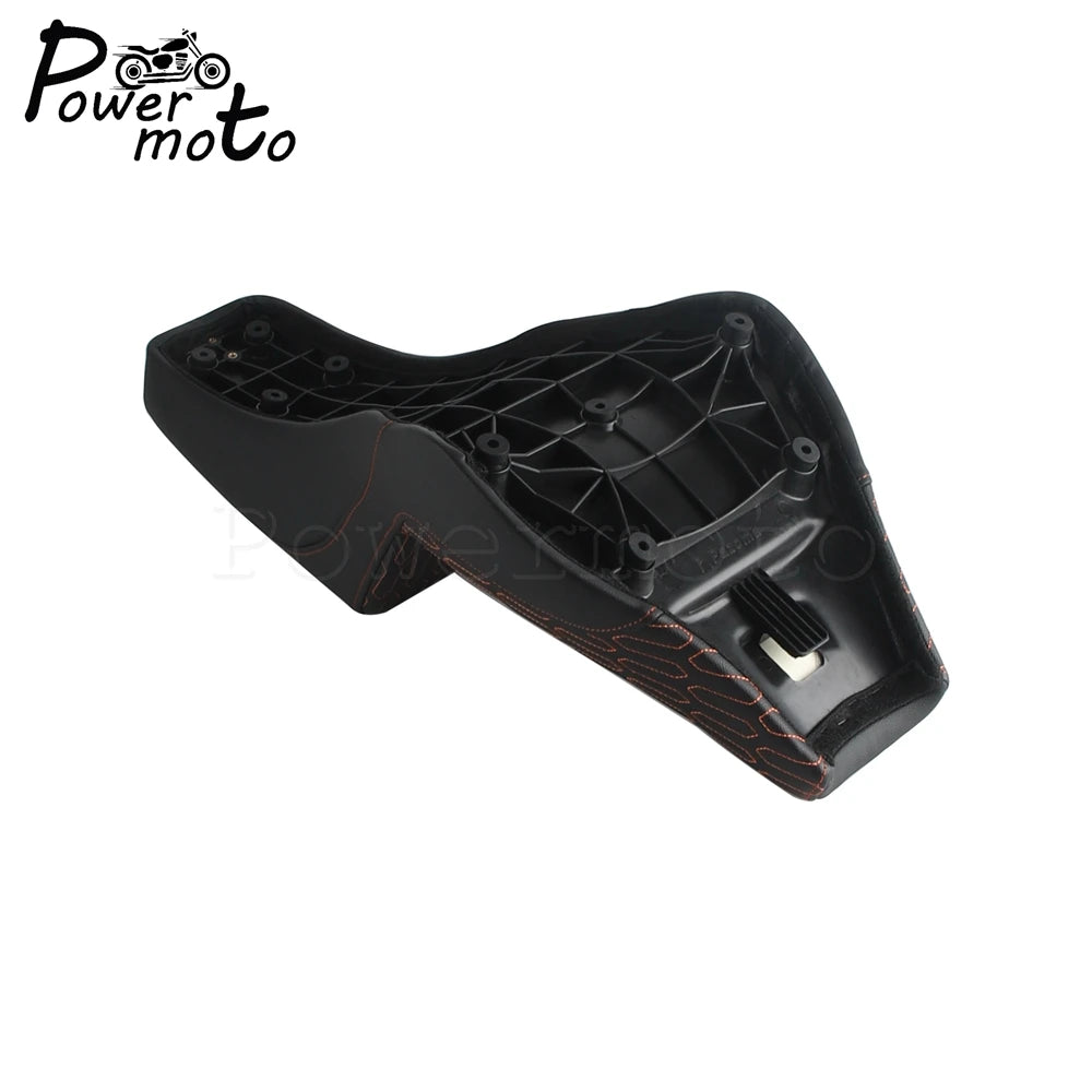 Leather Driver Passenger Seat Two up Seat Cushion Cover For Harley Softail Slim Street Bob Heritage Classic Deluxe 2018-2024