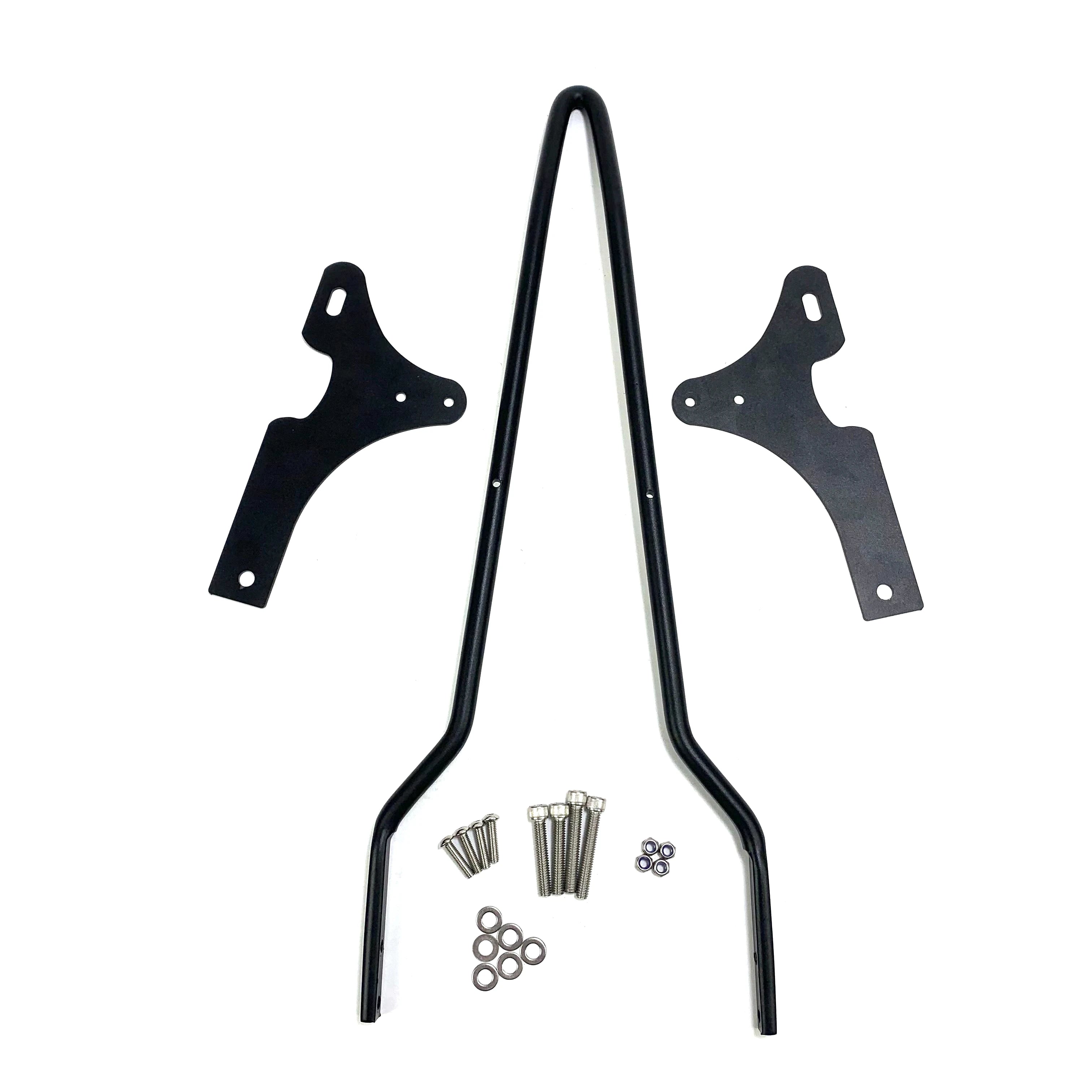 Motorcycle Sissy Bar Backrest Detachables Integrated Upright Passenger For Harley Sportster XL883 XL1200 X48 V72 2003-2023 883