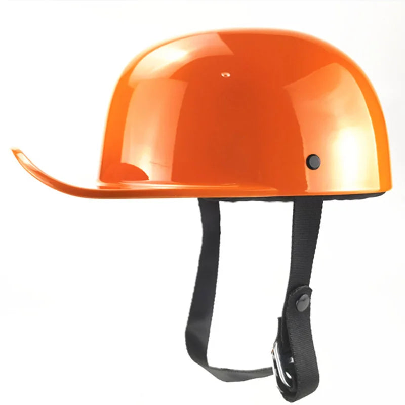 Motorcycle Helmet Baseball Cap Helmet Vintage Motor Electric Vehicle Riding Locomotive for Harley Retro Half Helmet Universal