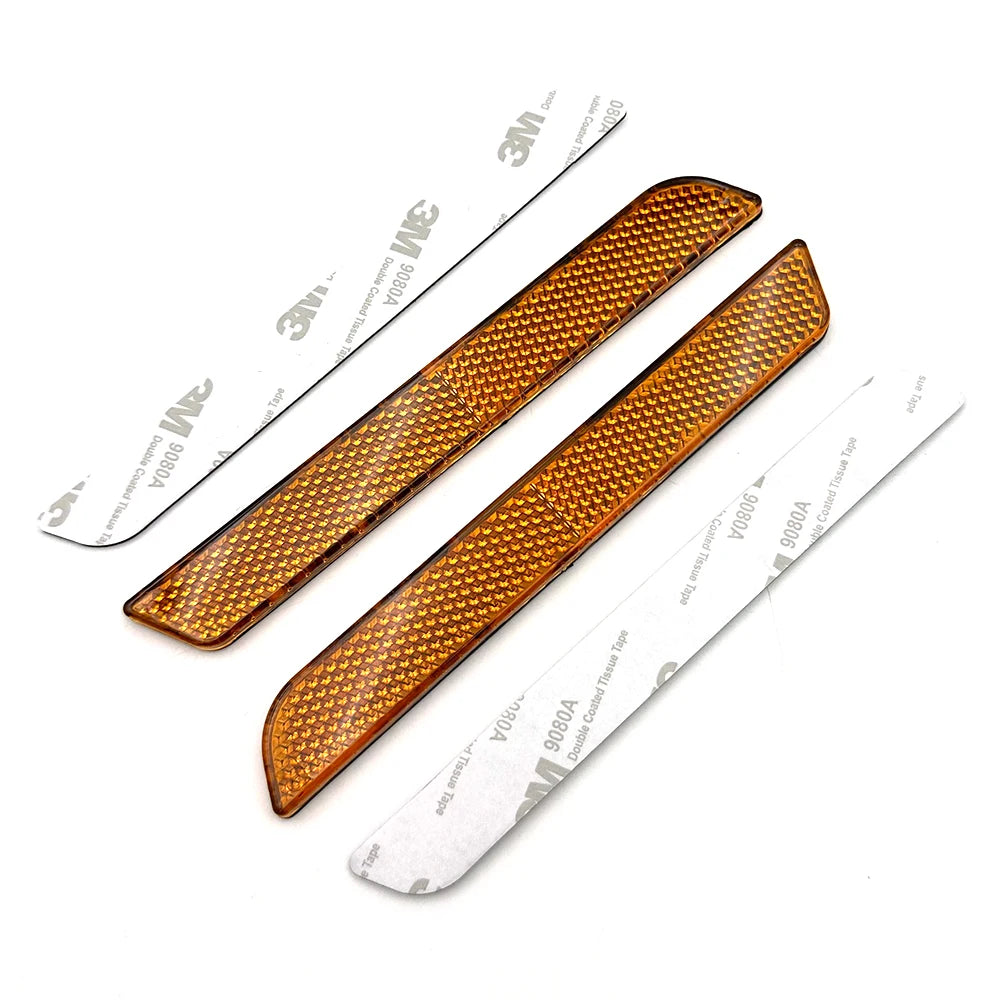 Motorcycle Saddlebag Guard Reflector Cover strips For Harley Touring
