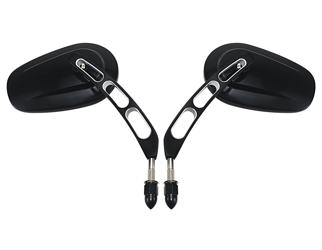 8MM Motorcycles Mirrors Rear View Side Mirror For Harley Honda Davidson Touring 360° Road King Street Glide Sportster 1984-2024
