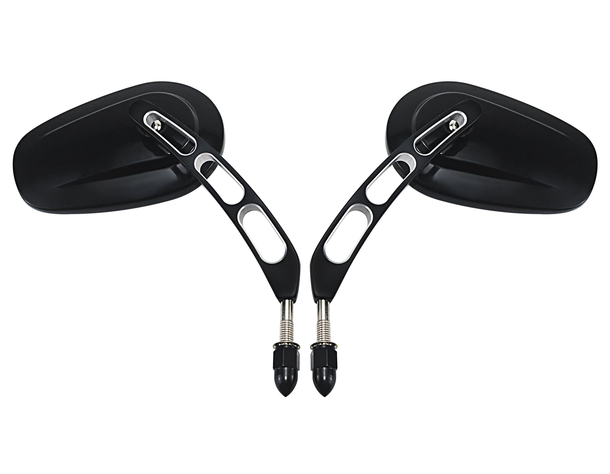 8MM Motorcycles Mirrors Rear View Side Mirror For Harley Honda Davidson Touring 360° Road King Street Glide Sportster 1984-2024
