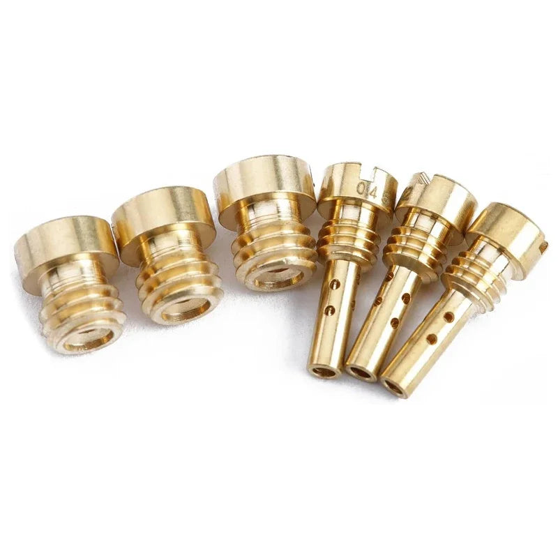 6PCS/Set Motorcycle Carburetor Main Jets Pilot Jets Motorcycle Part for Harley Softail 1988-2017 for Sportster 1998-2020 2021