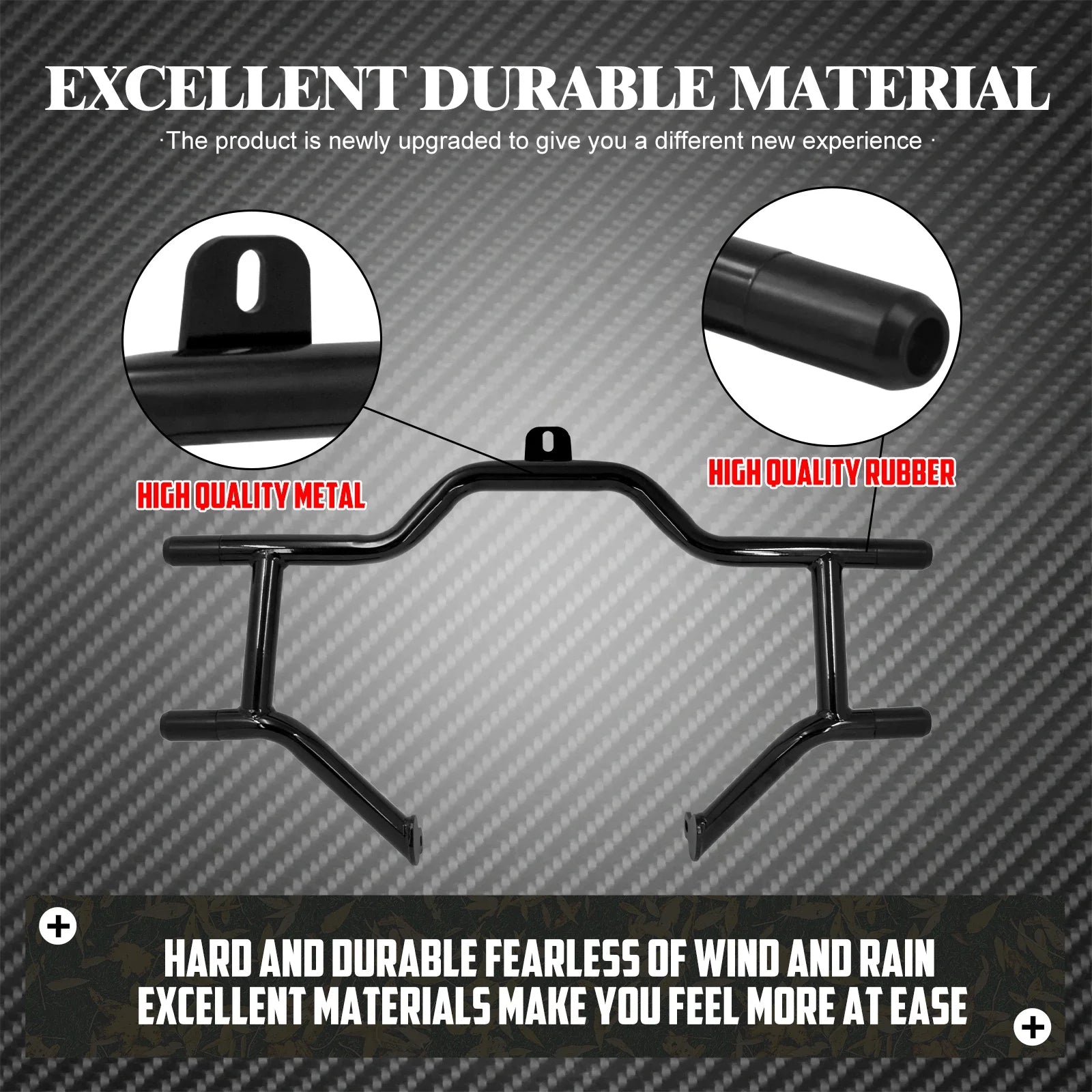 Front Engine Guard Crash Bar Motorcycle Highway Bar Falling Protector For Harley Touring Road King FLHR Street Glide FLHX 09-24