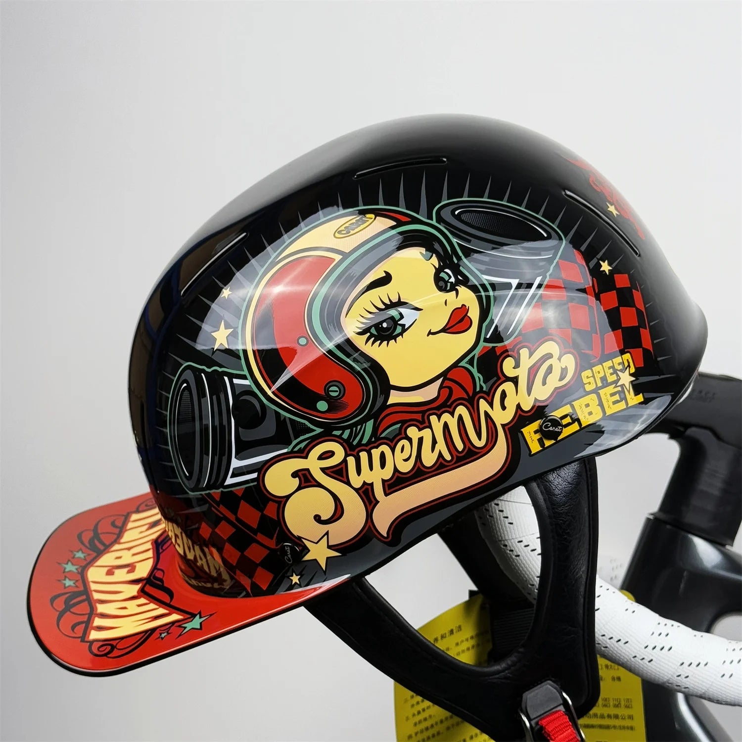 Motorcycle Half Helmet Baseball Cap Half Face Helmet Anti-UV Safety Hard Hat Helmet Motorcycle for Mens