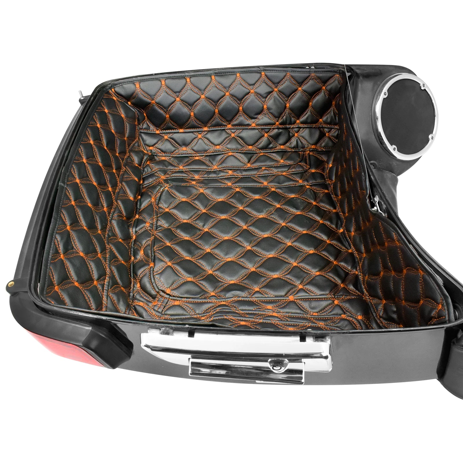 Motorcycle Tour Pak Trunk Carpet Inner Bag Liner Luggage Leather Bags Pad For Harley Touring Road Electra Glide FLHR FLHT 14-23