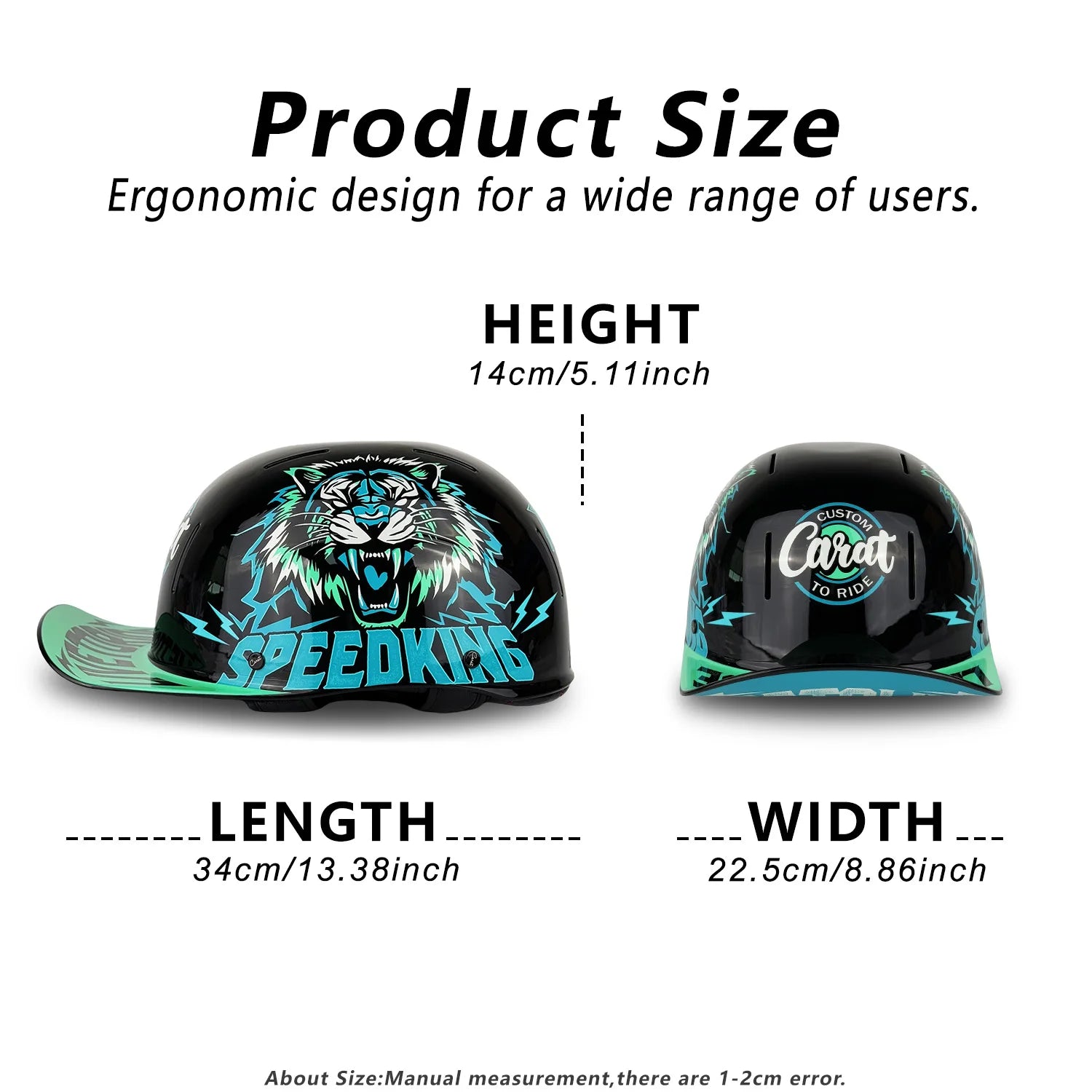 Motorcycle Half Helmet Baseball Cap Half Face Helmet Anti-UV Safety Hard Hat Helmet Motorcycle for Mens