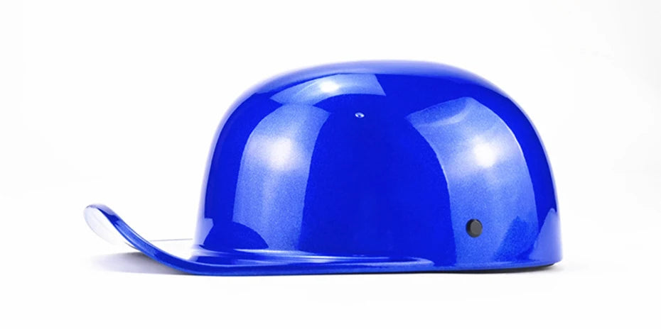 New Baseball Cap Helmet Motorcycle Vintage Retro Helmets Biker Hip-Hop Open Face Scooter Cruiser Chopper Gangster DS Men Women