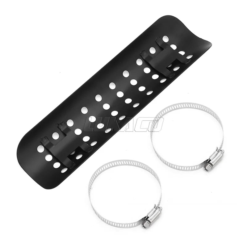 Motorcycle Universal Exhaust Pipe Heat Shield Cover Muffler Protector Guard Accessories For Harley Honda Yamaha Custom