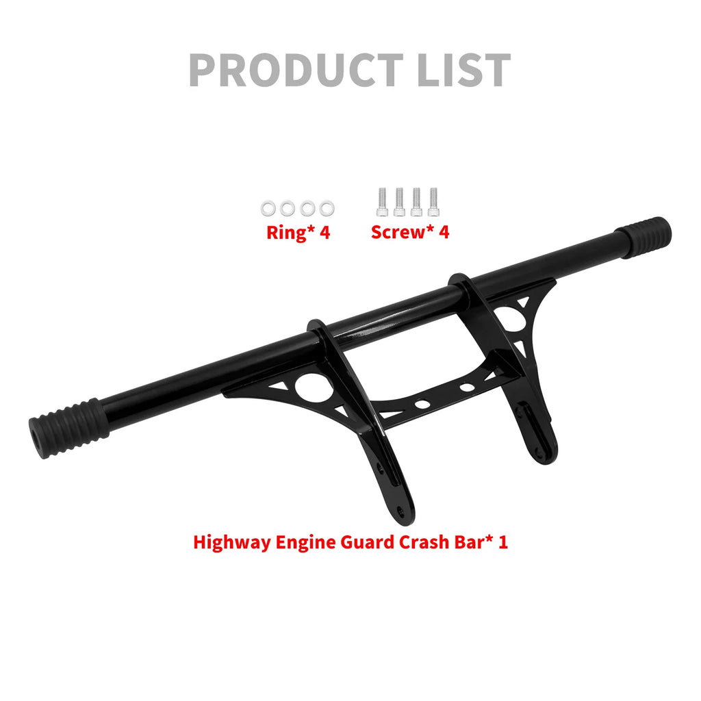 Motorcycle Front Crash Bar Highway Engine Guard Steel Falling Protection For Harley Sportster XL 883 1200 Iron 48 Roadster 04-22